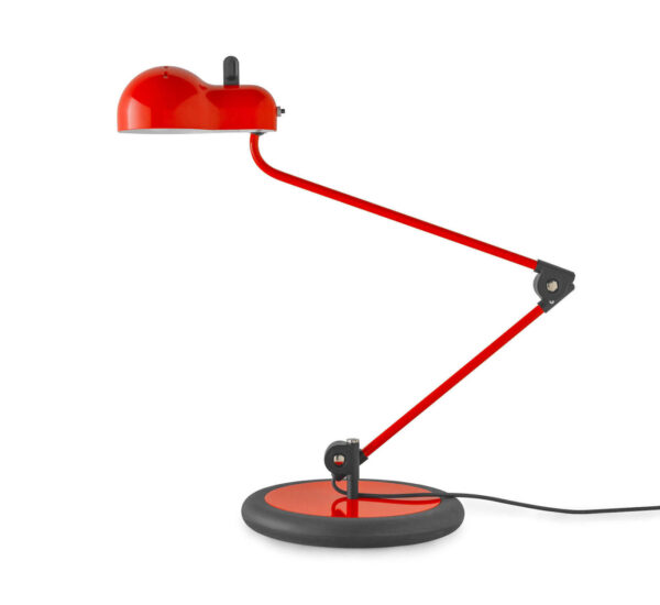 Tafellamp Topo Table van Stilnovo in rood