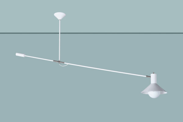 productfoto van witte hengellamp van Anvia type de vliegende Hertog