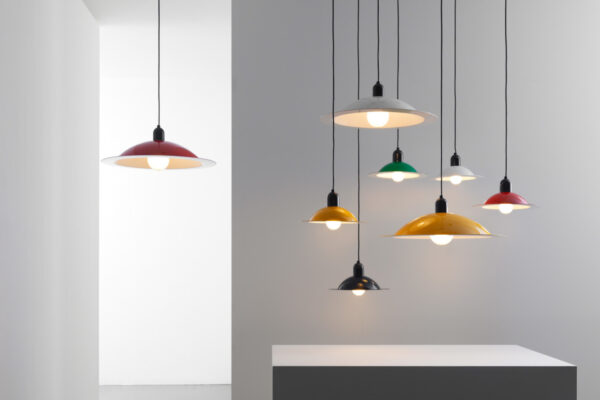 productfoto diverse hanglampen Stilnovo Lampiatta 28 en 50
