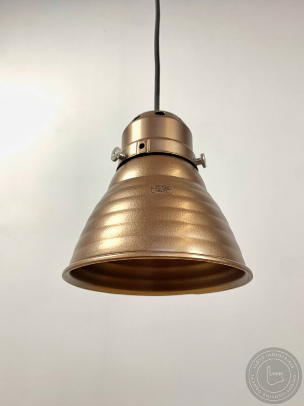 Bronskleurige Upcycled lamp ZI001 van het merk Zeiss Ikon 5