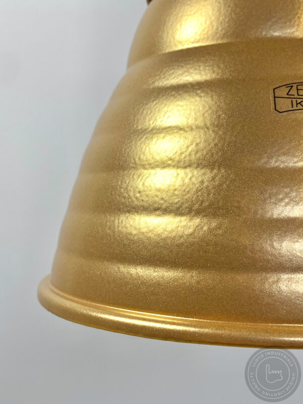 upcyclede lamp ZI001-Gold van Zeiss Ikon - gouden lamp design 2