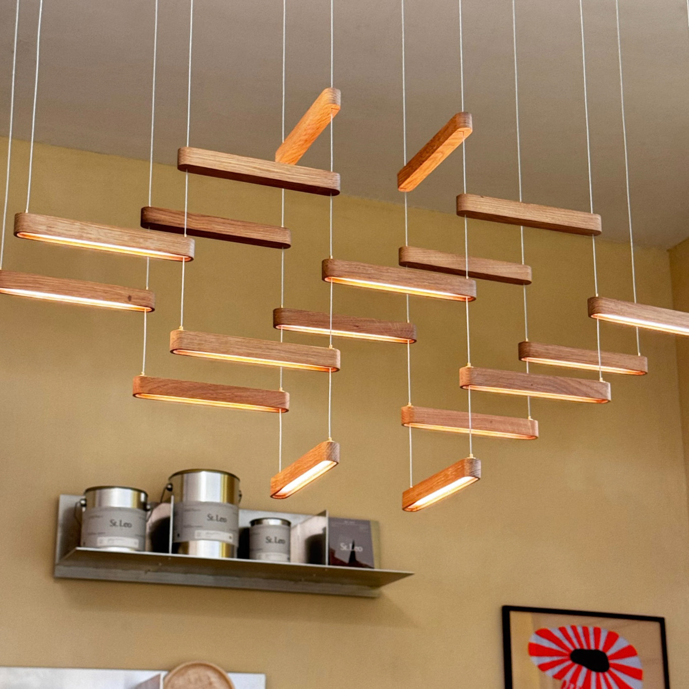 Arend Groosman Flock S Sculpture 18 toegepast in een interieur