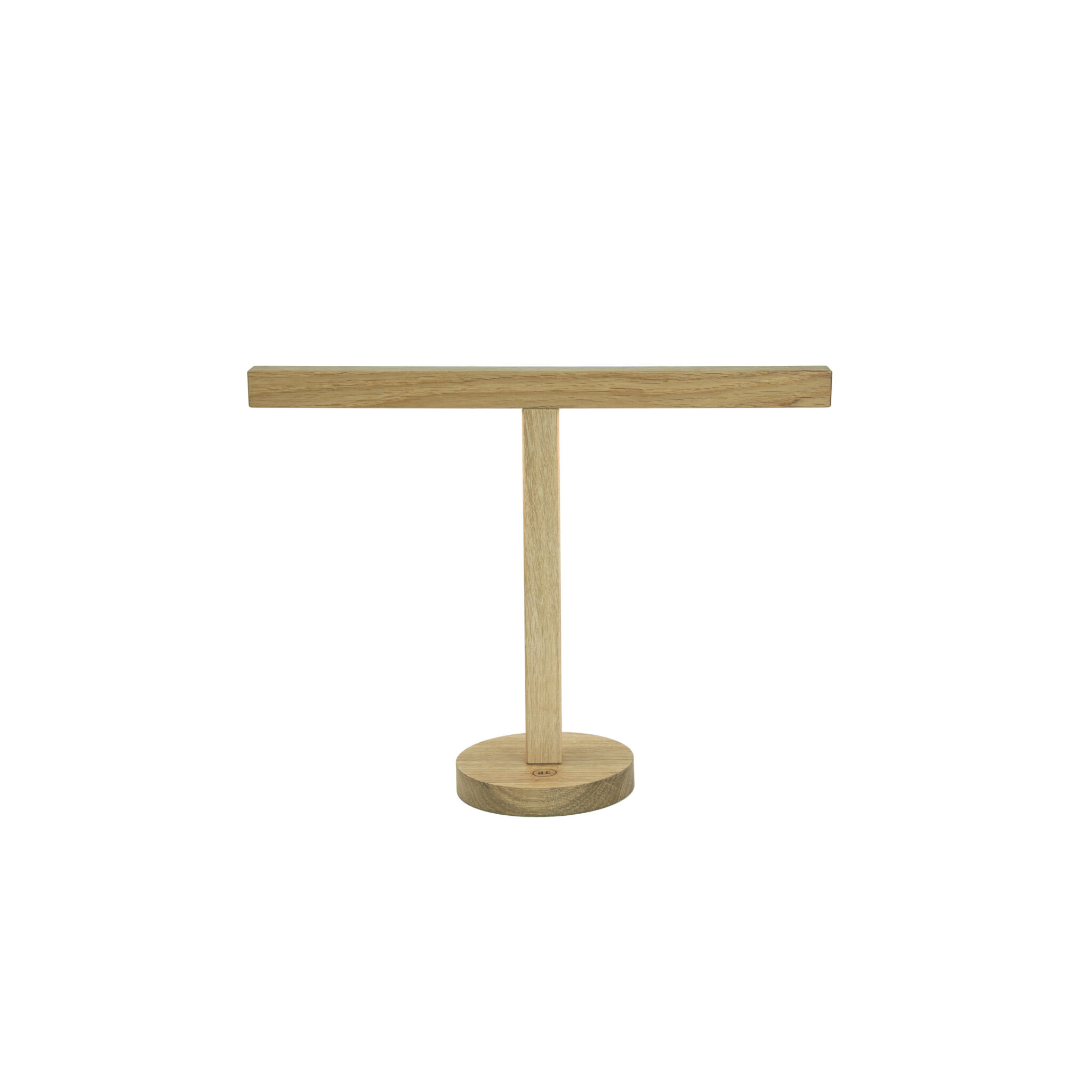 Arend Groosman T lamp in eiken naturel met horizontale lichtbalk