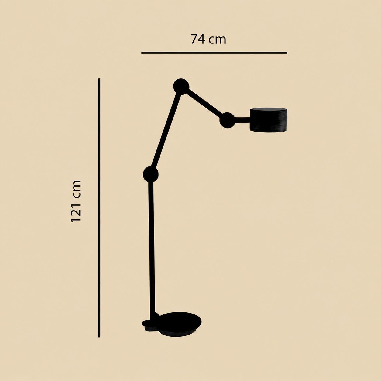 Arend Groosman Circle Arc vloerlamp dubbel - Afbeelding 7