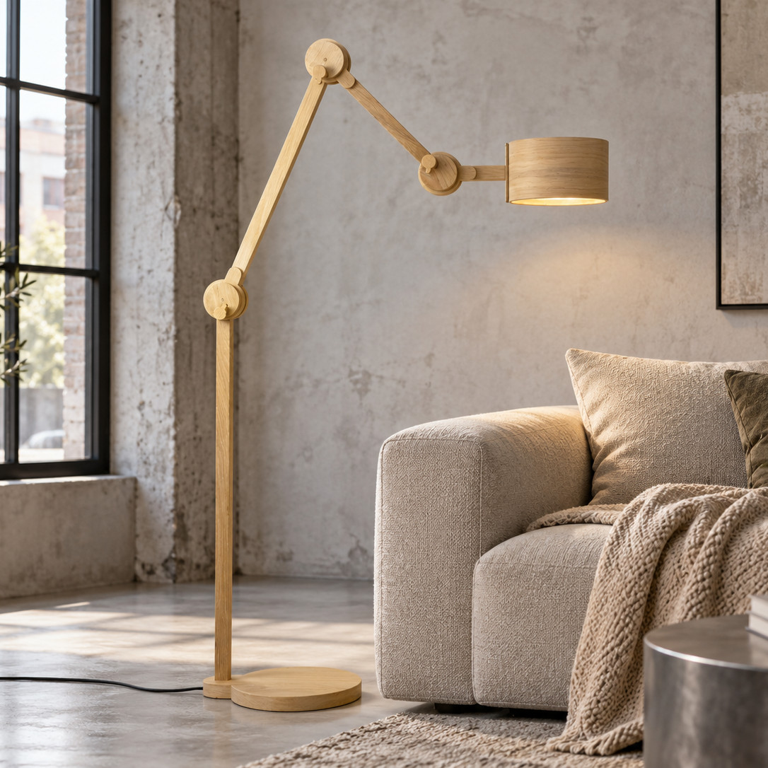 Arend Groosman Circle Arc vloerlamp dubbel