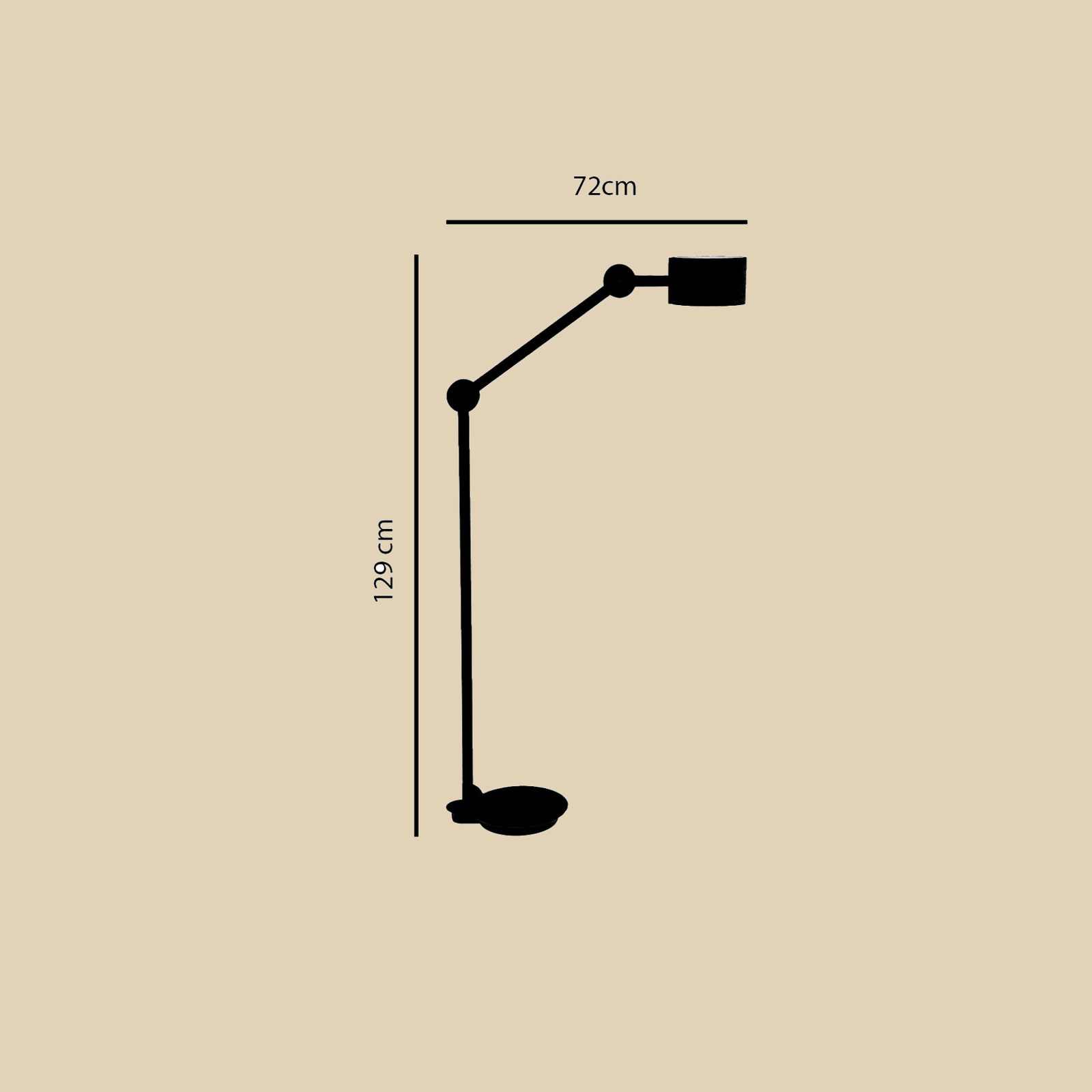 Arend Groosman Circle Arc vloerlamp hoog - Afbeelding 5